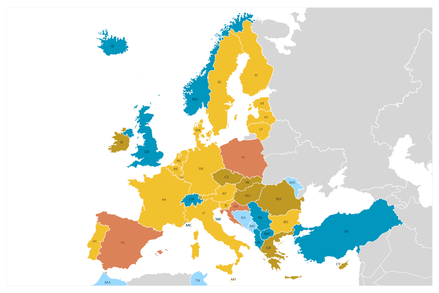 EU Patent European Union map
